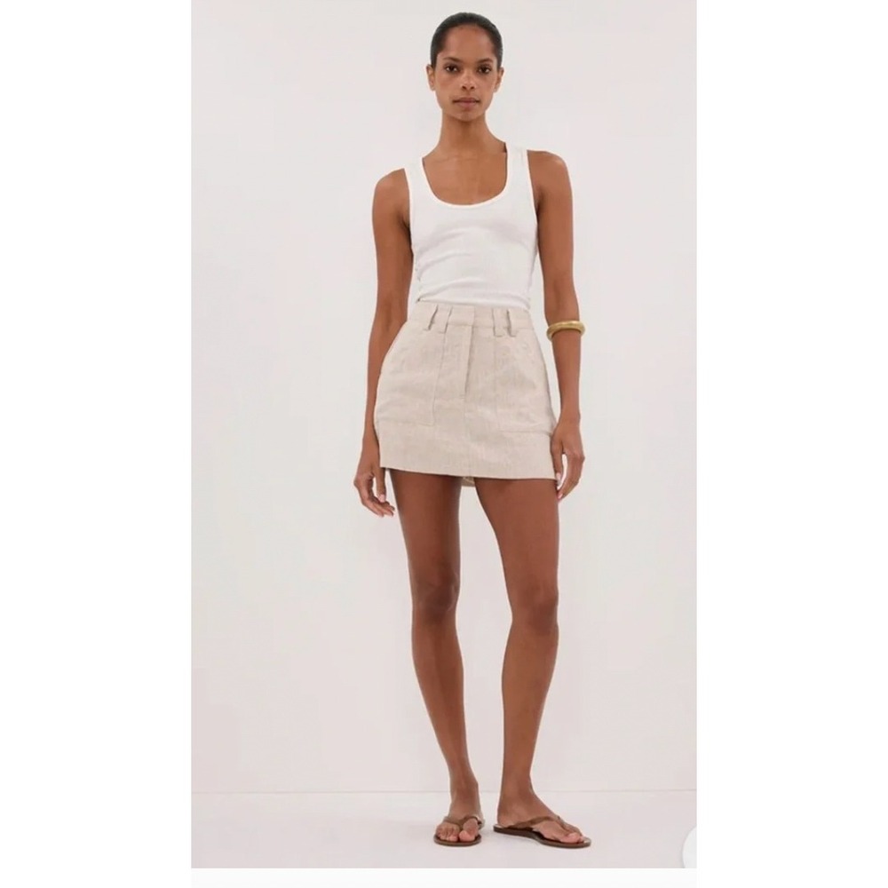 DISSH Minimalist Eva Linen Skort Size 6 (AU 10)